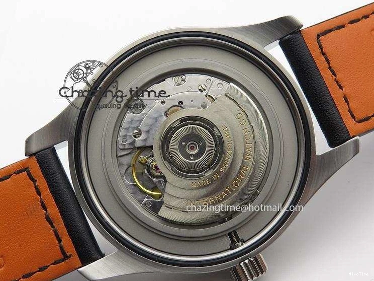 MIROTIME 0825 Fashionable Mark XVIII IW327002 V6F Best Edition White Dial On Black Leather Strap A 7312